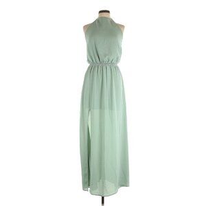 Show Me Your Mumu Blue Sage Heather Halter Maxi